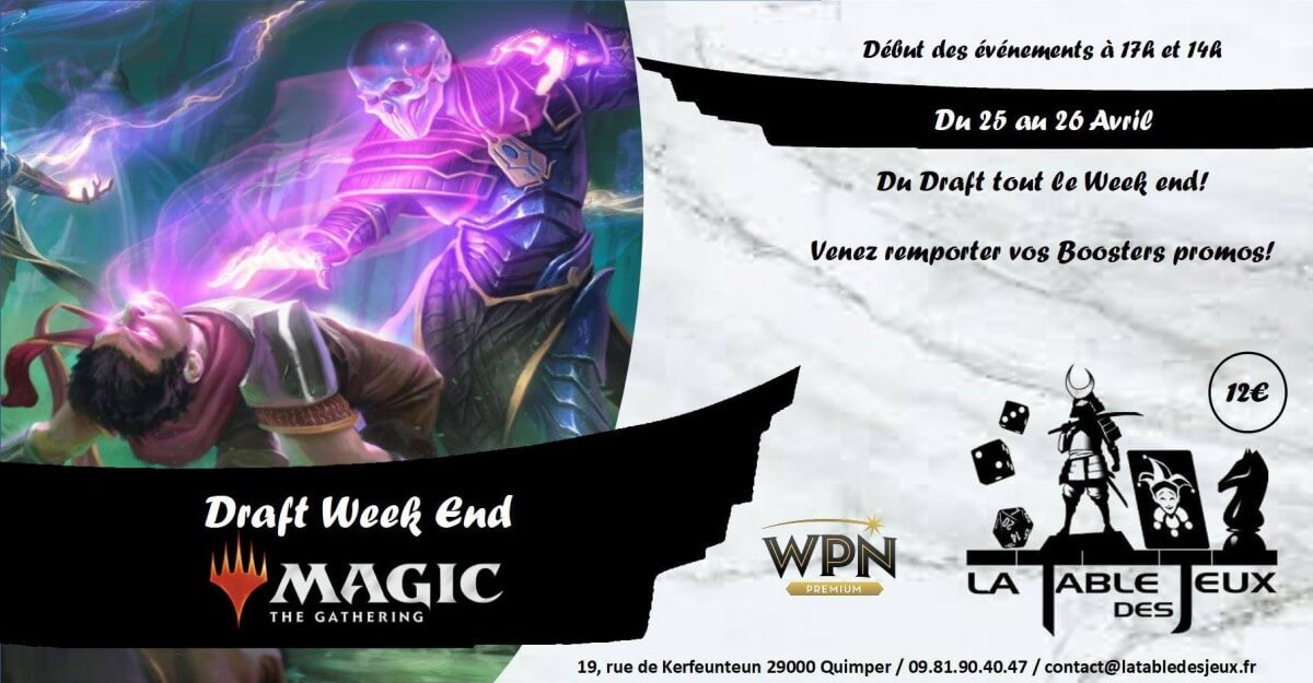 La Table Des Jeux Magasin De Jeux A QUIMPER MAGIC DRAFT WEEK END IKORIA LE REPAIRE DES BEHEMOTHS