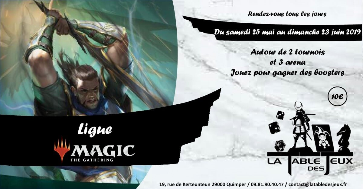 La Table Des Jeux Magasin De Jeux A QUIMPER MAGIC LEAGUE WAR OF THE SPARK