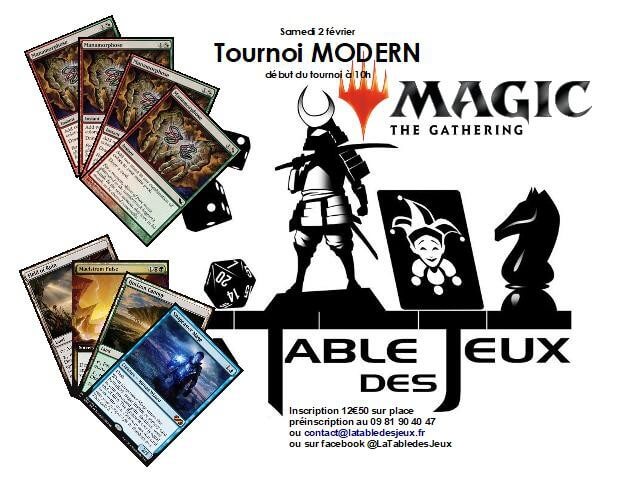 La Table Des Jeux Magasin De Jeux A QUIMPER MAGIC TOURNOI MODERN
