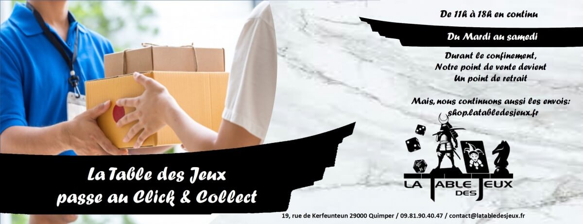 La Table Des Jeux Magasin De Jeux A QUIMPER ONFINEMENT TER REPETITA