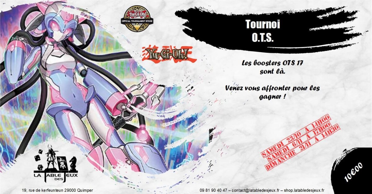 La Table Des Jeux Magasin De Jeux A QUIMPER OTS YU GI OH